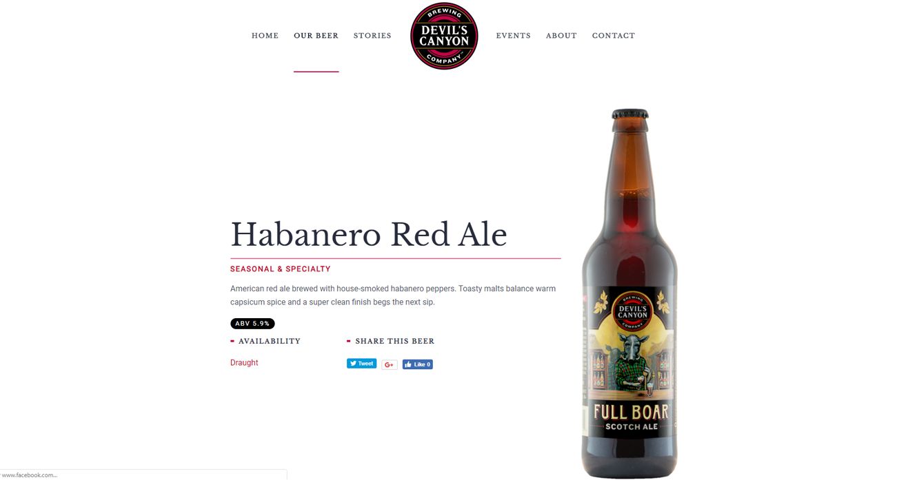 Design by The Microtechs Devils Canyon Habanero Red Ale